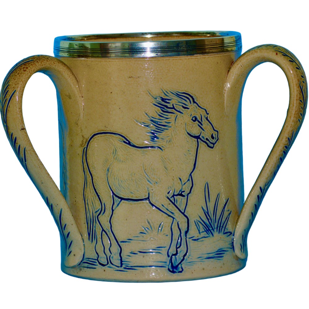 hannah barlow doulton lambeth horses tyg 1872