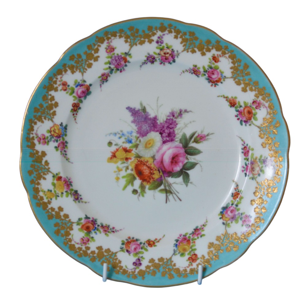 stunning nantgarw porcelain cabinet plate circa 181820