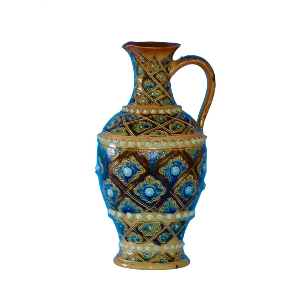 doulton lambeth jug by george tinworth 1874