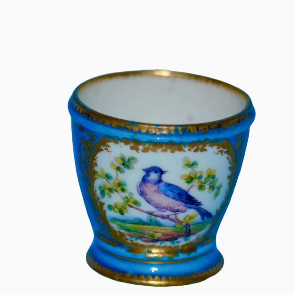 rare sevres 18th century porcelain egg cup